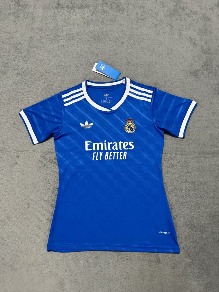 2025-26 Real Madrid Women's Away Second Shirt - Fan Edition