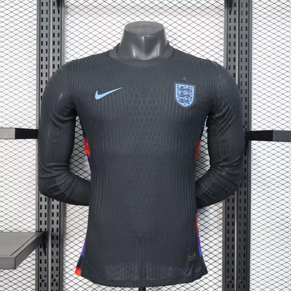 2025-26 England Away Shirt - Long Sleeve - Player Edition
