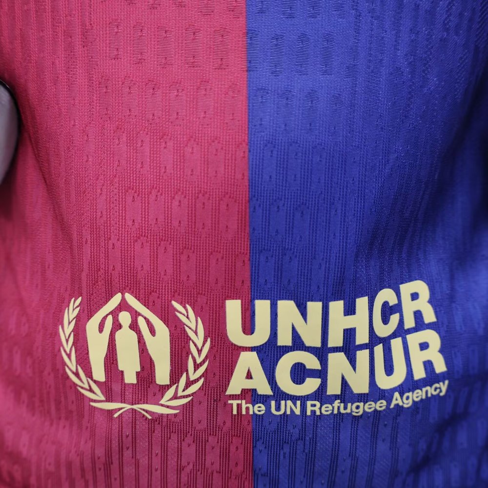 2025-26 Barcelona New Home Advertising Jersey - Player Edition