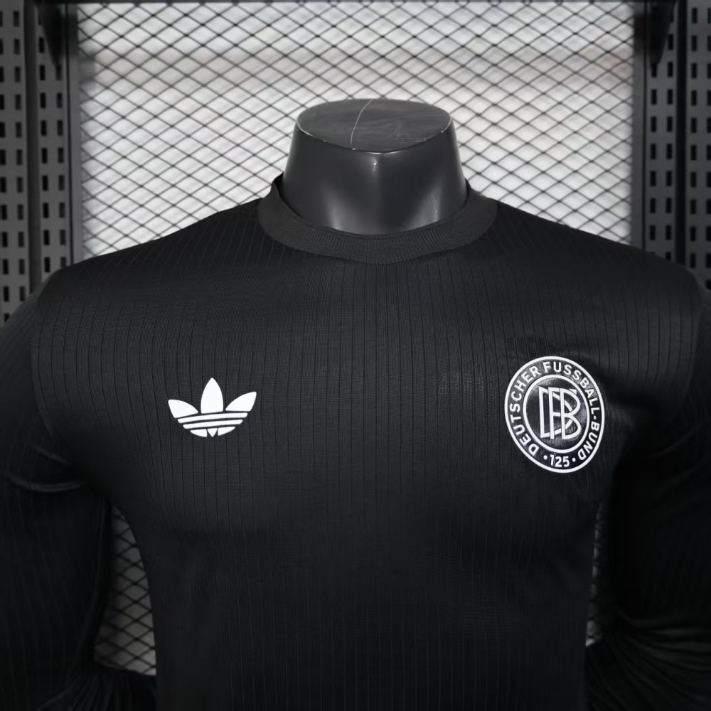 2025-26 Long Sleeve Germany Anniversary Edition Black - Jersey - Player Edition