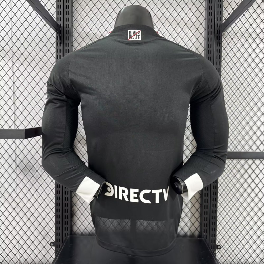 2025-26 River Plate Away Long Sleeve Advertising Board Shirt - Player Edition