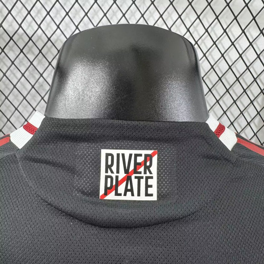 2025-26 River Plate Away Long Sleeve Advertising Board Shirt - Player Edition
