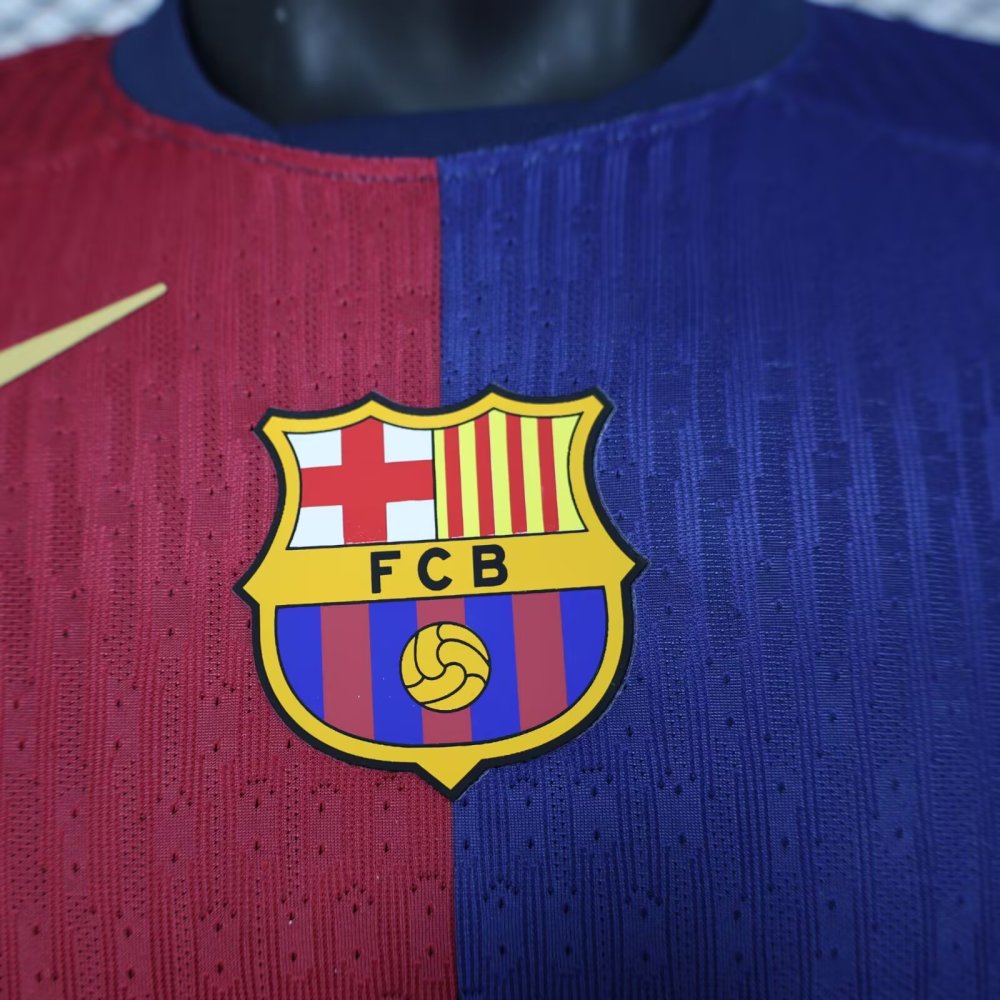 2025-26 Barcelona New Home Advertising Jersey - Player Edition