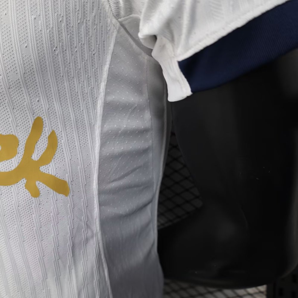 2025-26 Barcelona White New Advertising Jersey - Player Edition