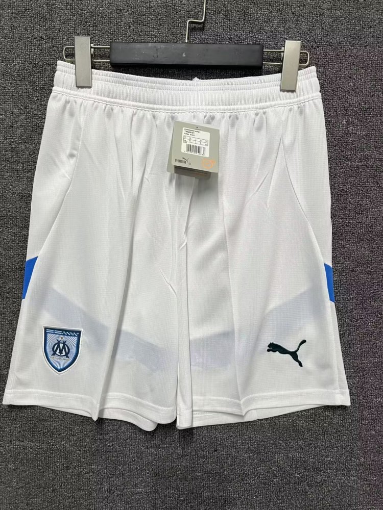 2024/25 Marseille Home Fan Version Shorts 1:1 Thai Quality