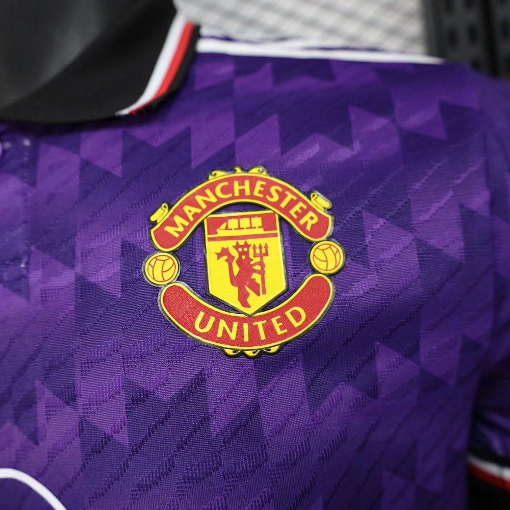 2025-26 New Season Manchester United Special Edition Purple Jersey - Player Edition