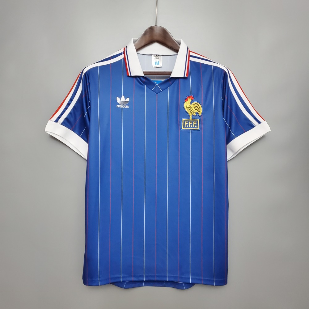 1982 France home retro jersey 1:1 Thai quality