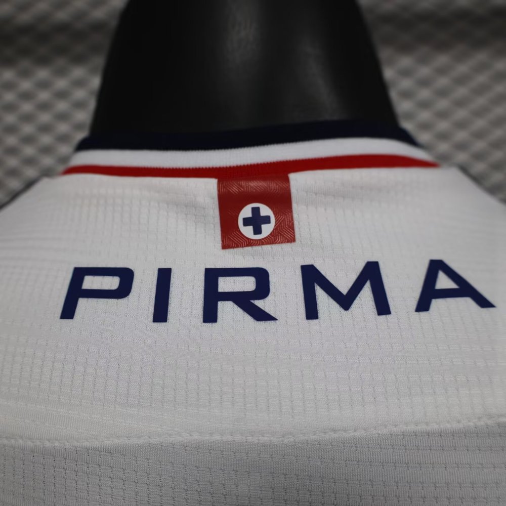 2025-26 Red, Blue and White Away Jersey - Player Edition