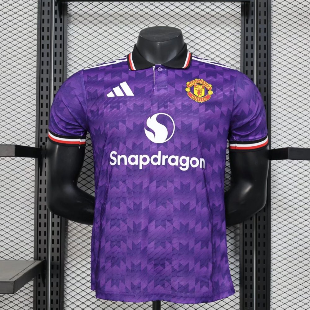 2025-26 New Season Manchester United Special Edition Purple Jersey - Player Edition