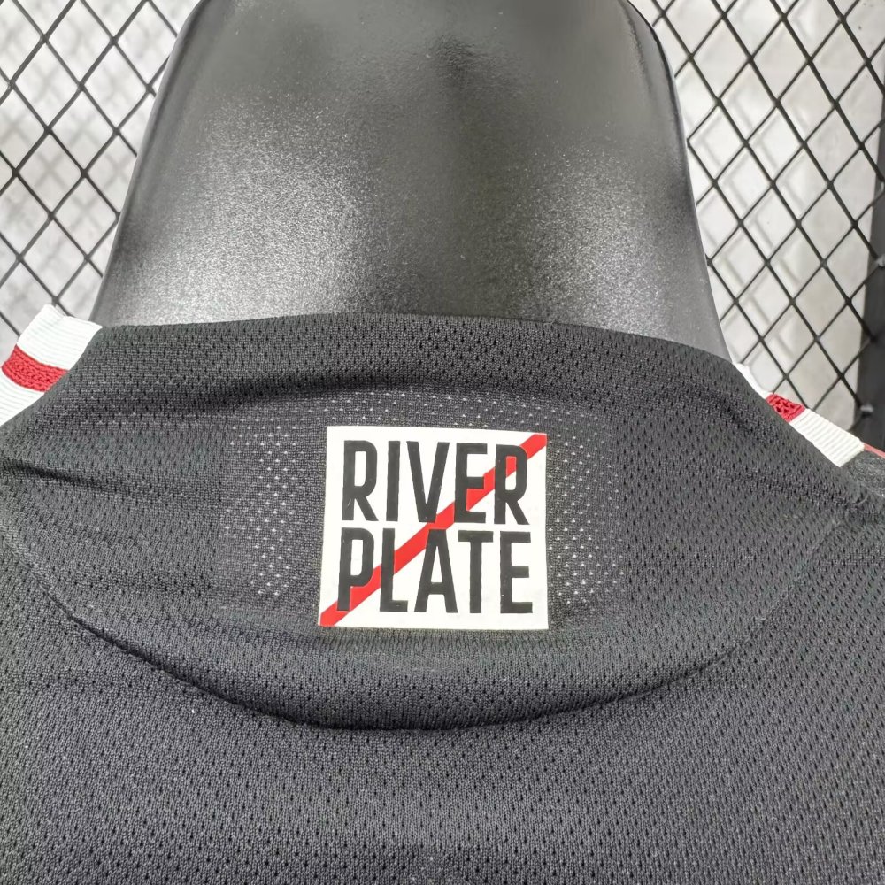 2025-26 River Plate Away Long Sleeve Plain Jersey - Player Edition