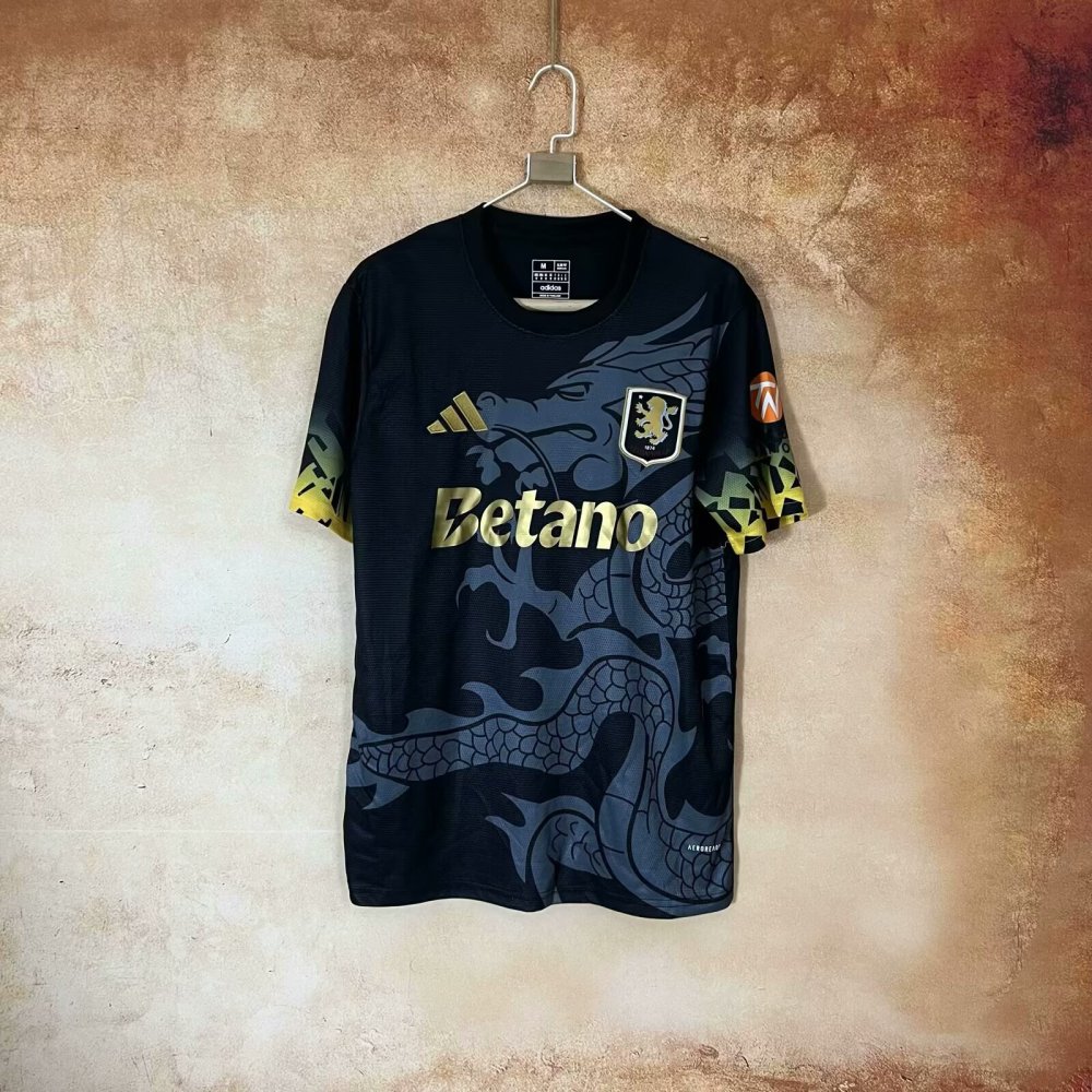 2025-26 Season - Aston Villa Special Edition Black - Jersey - Fan Edition