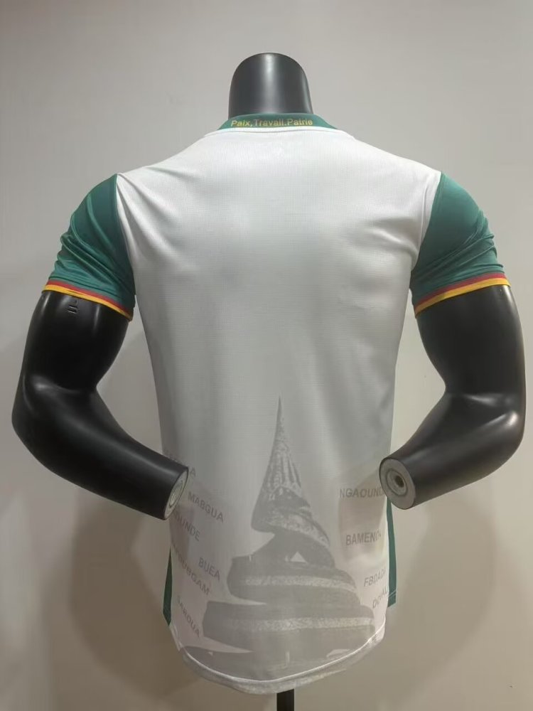 2025-26-Cameroon White-Shirt-Player Edition