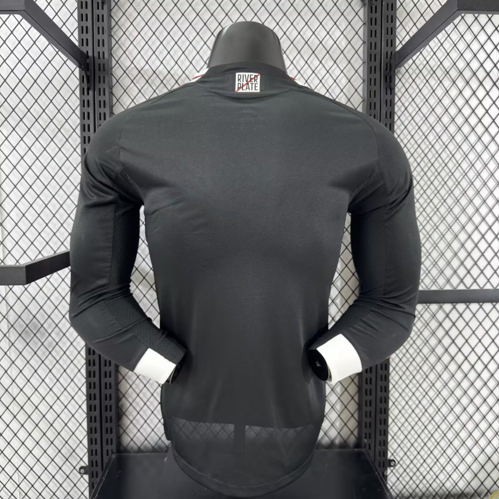 2025-26 River Plate Away Long Sleeve Plain Jersey - Player Edition