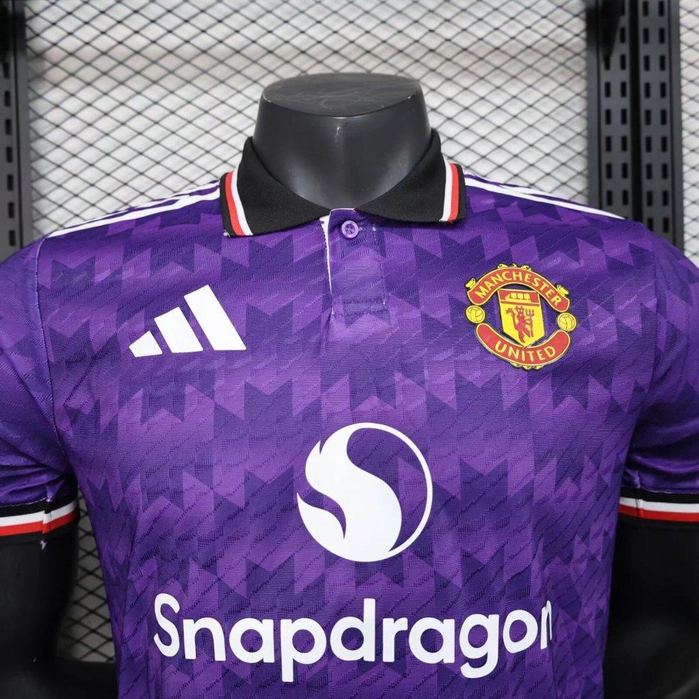2025-26 New Season Manchester United Special Edition Purple Jersey - Player Edition