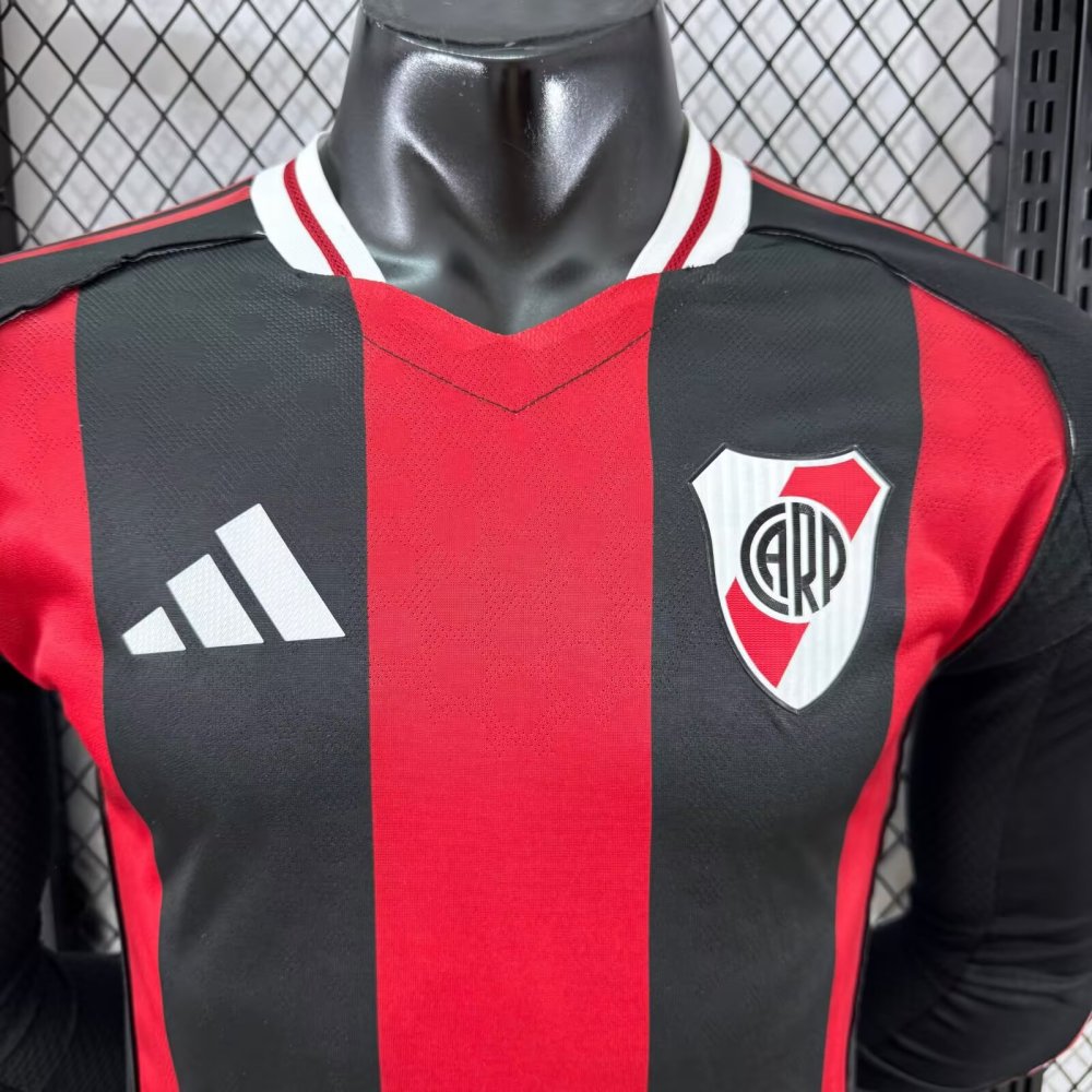 2025-26 River Plate Away Long Sleeve Plain Jersey - Player Edition