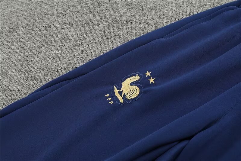 2022/2023 French long pull-up coat royal blue suit