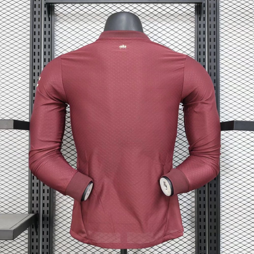2025-26 New Season Manchester City Second Away Long Sleeve Jersey - Player Edition