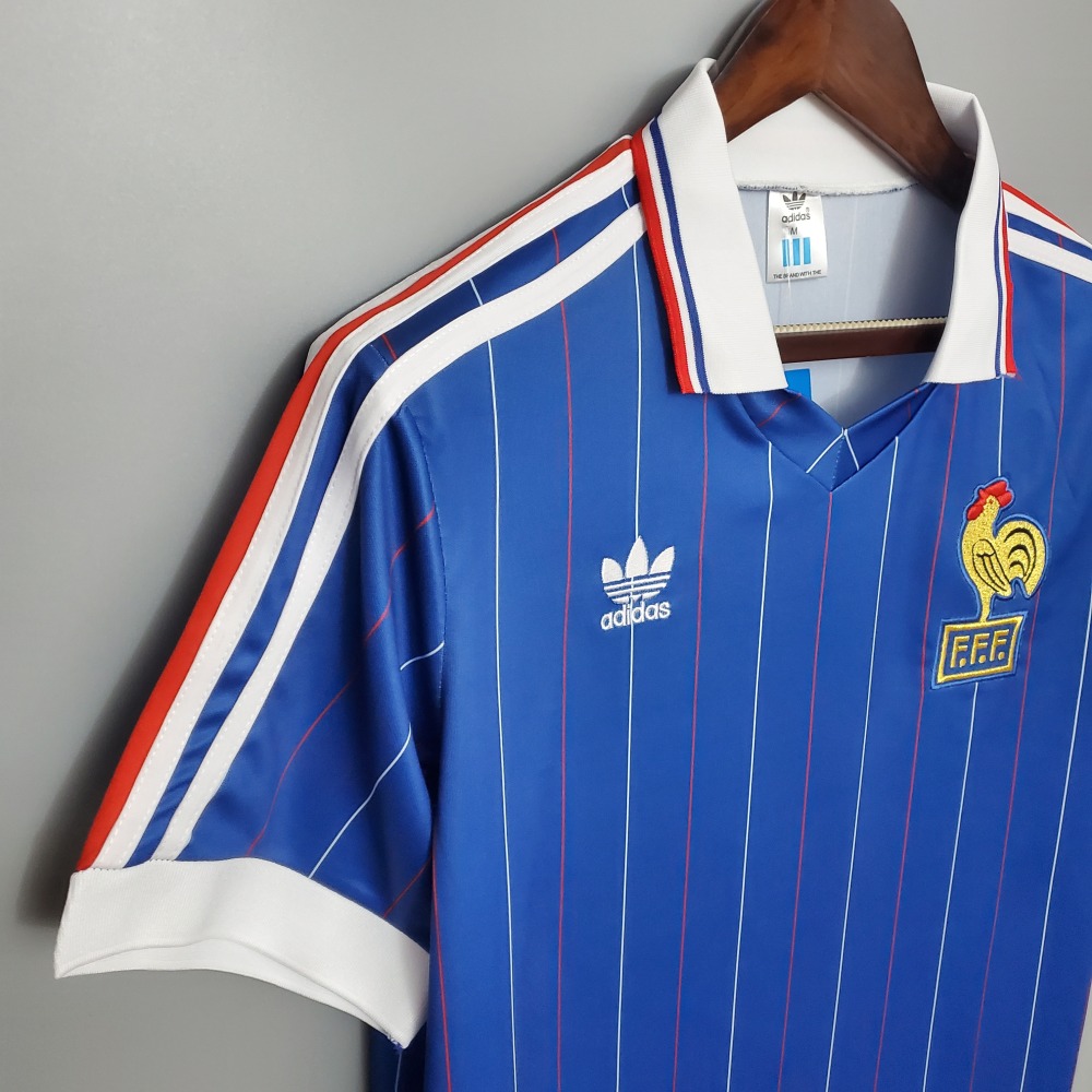 1982 France home retro jersey 1:1 Thai quality