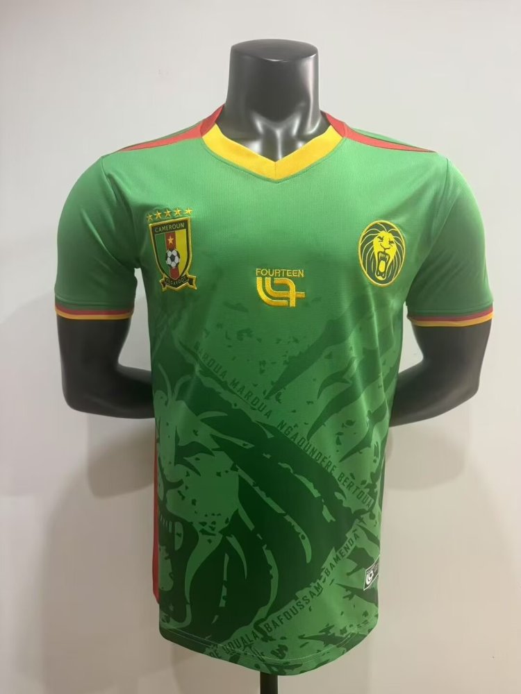 2025-26-Cameroon Green-Shirt-Player Edition