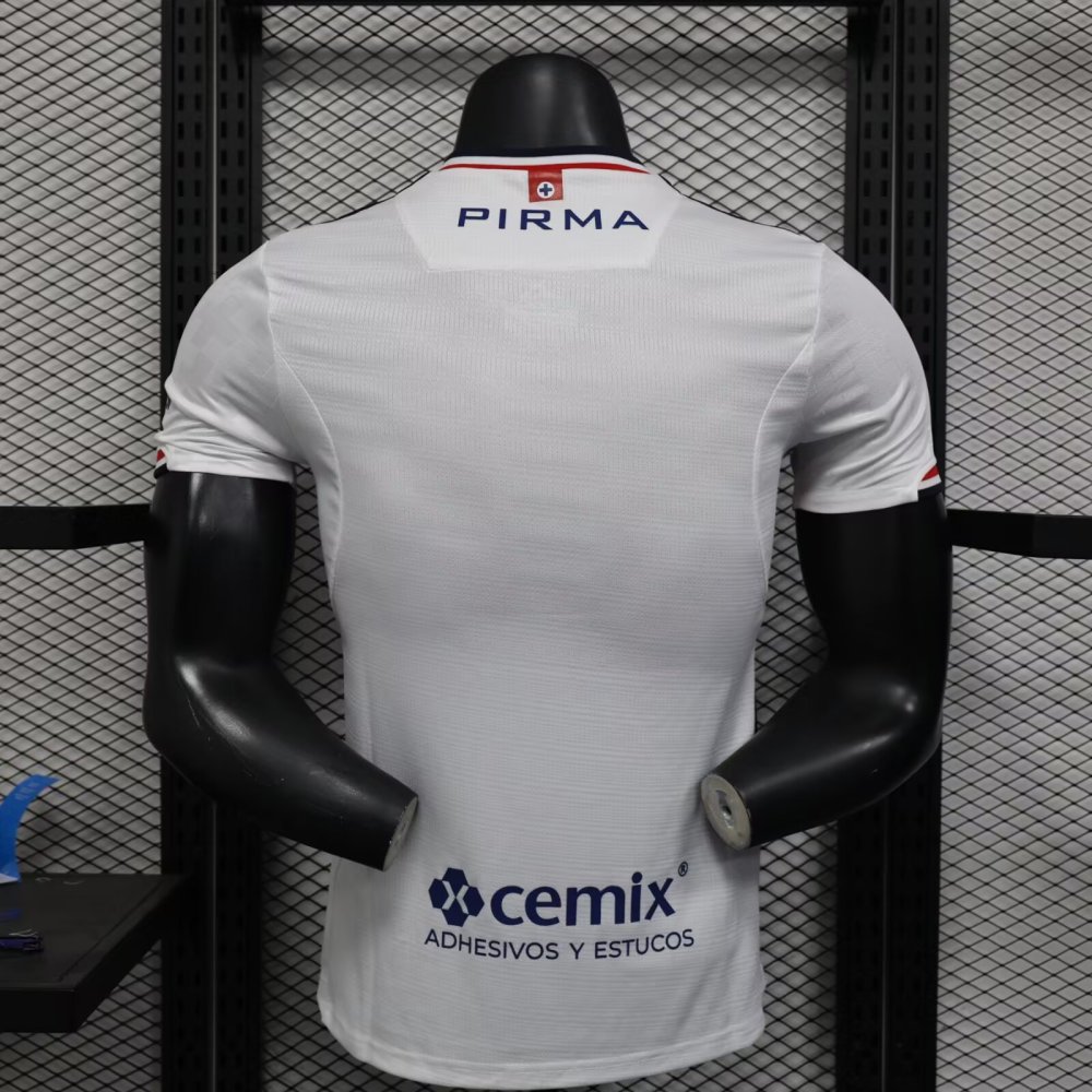 2025-26 Red, Blue and White Away Jersey - Player Edition