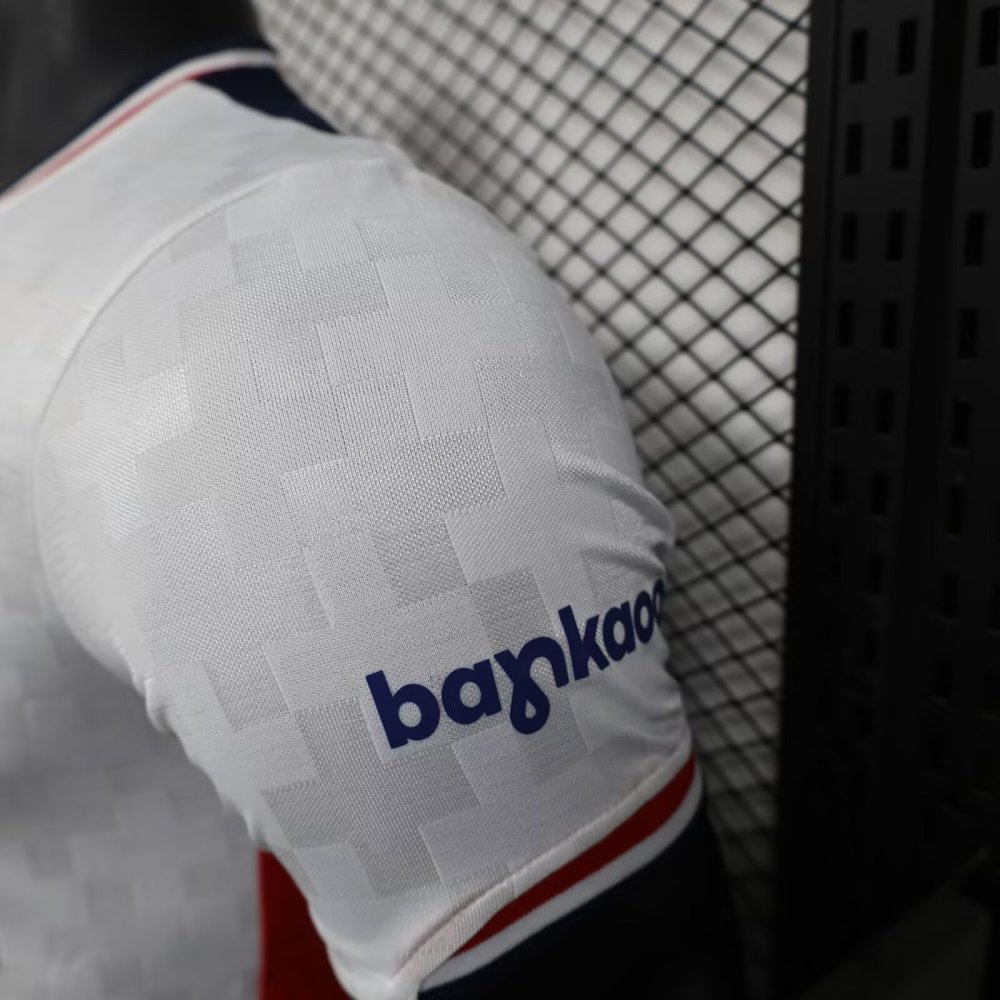 2025-26 Red, Blue and White Away Jersey - Player Edition