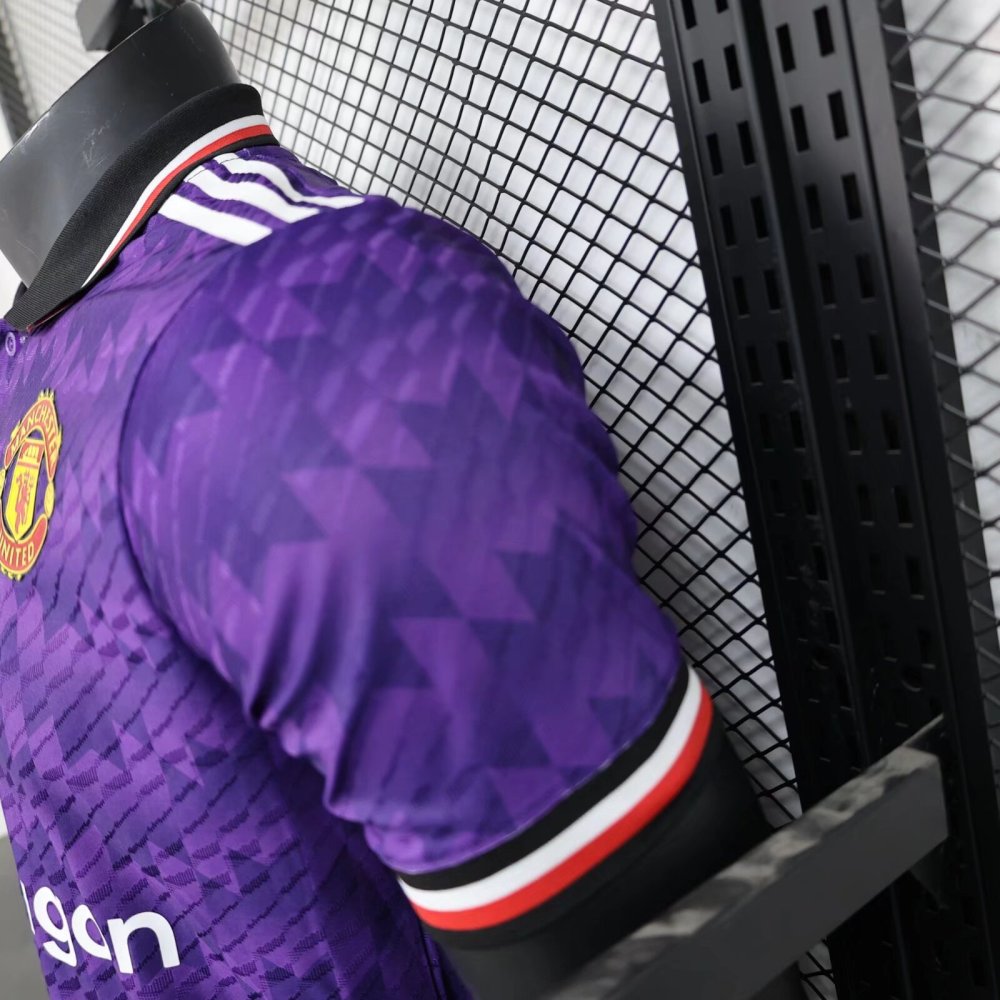 2025-26 New Season Manchester United Special Edition Purple Jersey - Player Edition