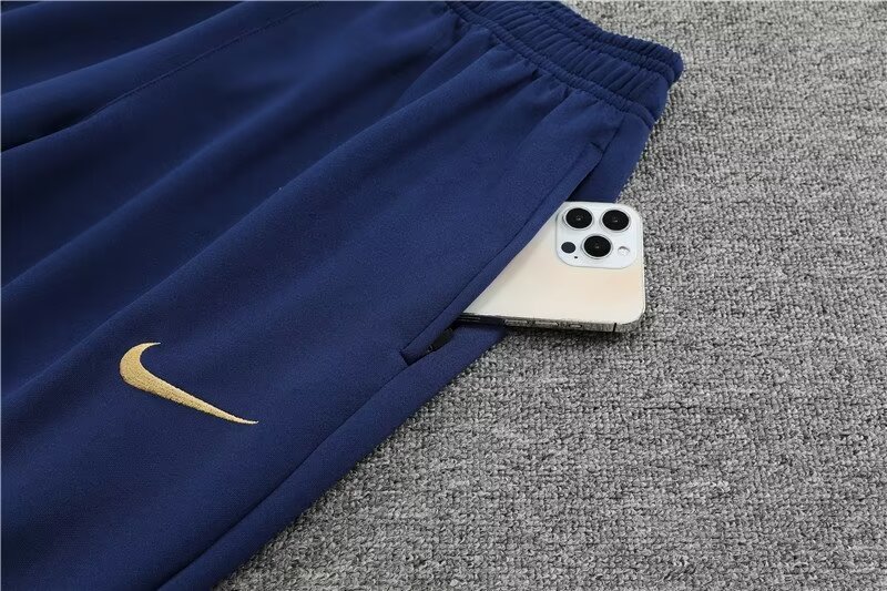 2022/2023 French long pull-up coat royal blue suit