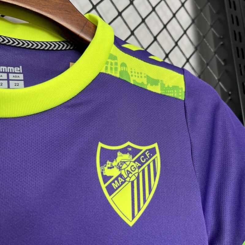 Malaga 2024/25 Away Kids Kit