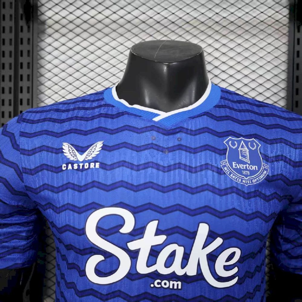 Everton 2025/26 Home Jersey Player Version