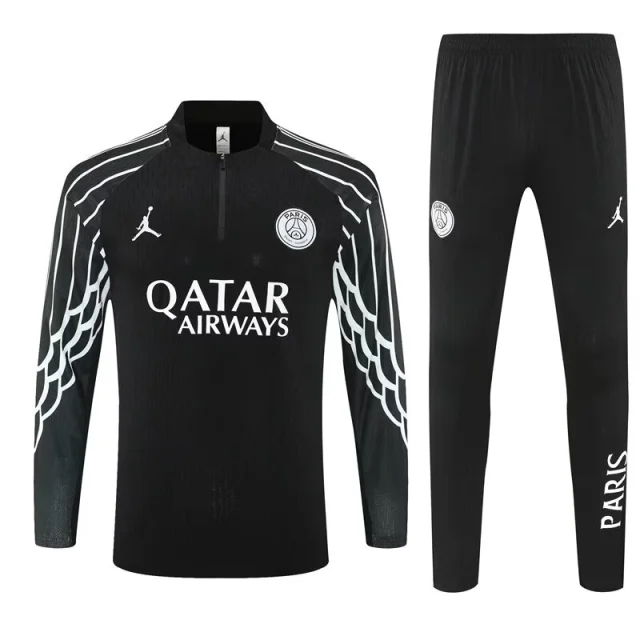 2025-26 Jordan Paris Saint-Germain Black Half-Pack Jersey