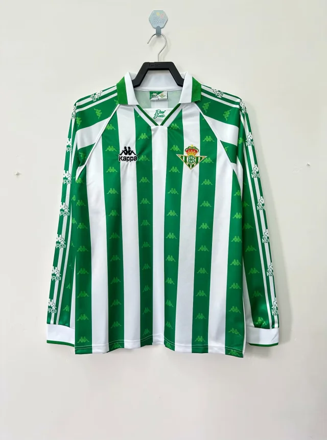 95/97 Betis Home Long Sleeve Jersey - Retro Edition
