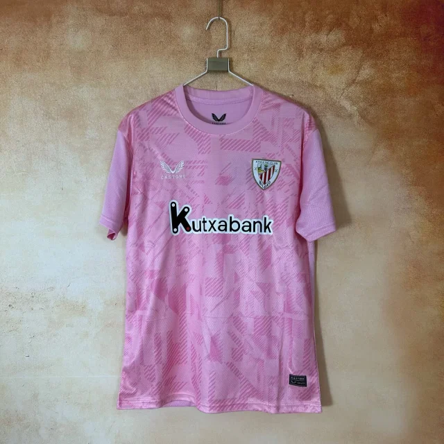 2025-26 Athletic Bilbao Pink Jersey - Fan Edition