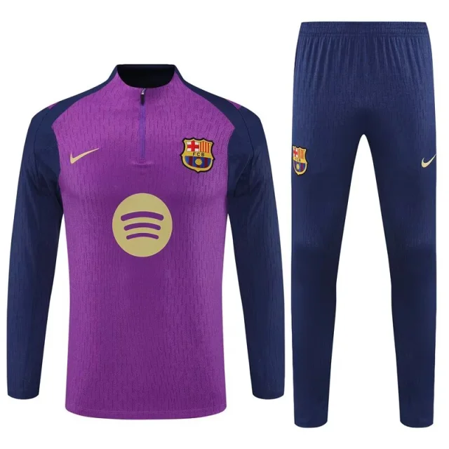 2025-26 Barcelona purple kit training jersey