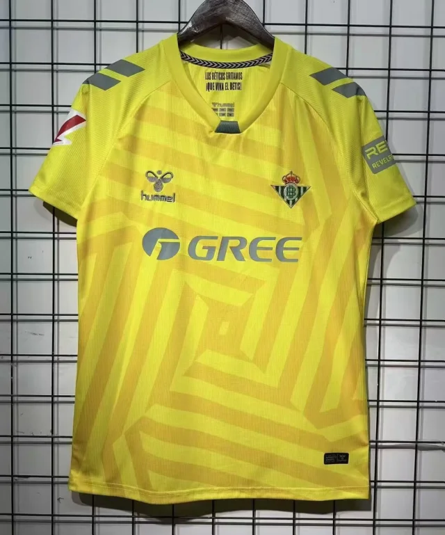 2025-26 Betis Goalkeeper Yellow Jersey - Fan Edition