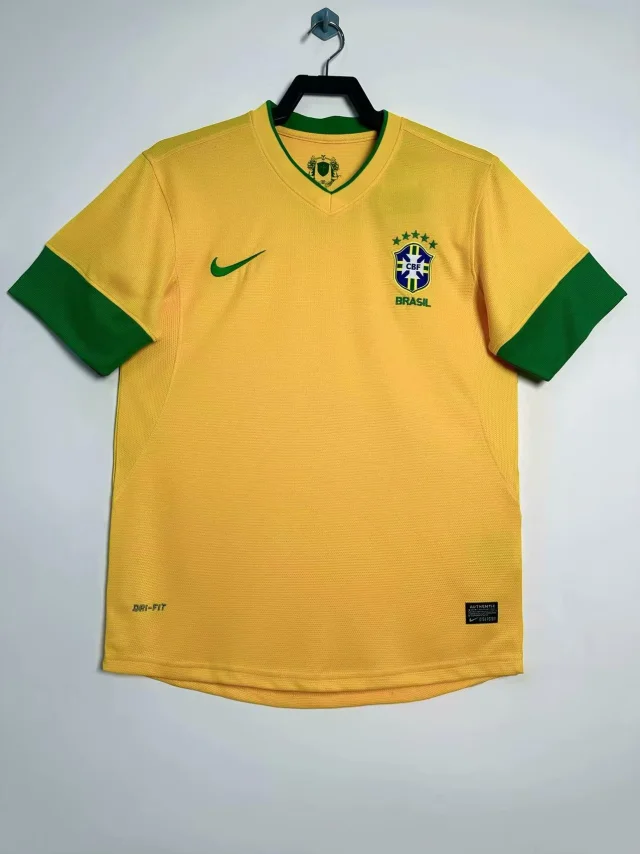2012-13 Brazil Home Jersey - Retro Edition