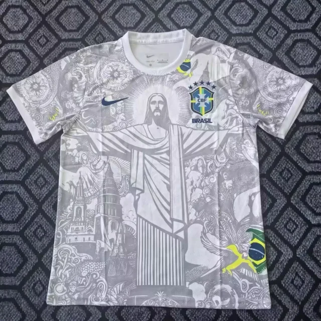 2025-26 Brazil Goddess White Jersey - Fan Edition