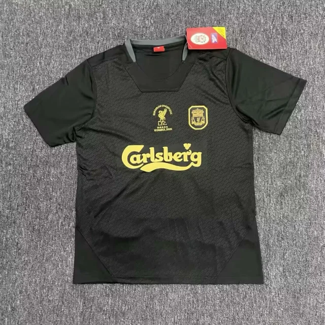 2025-26 Liverpool FC Commemorative Black and Yellow Jersey - Fan Edition