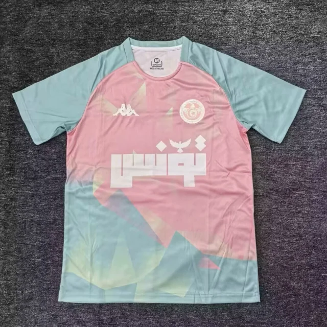 2025-26 Tunisia  Jersey Pink - Fan Edition