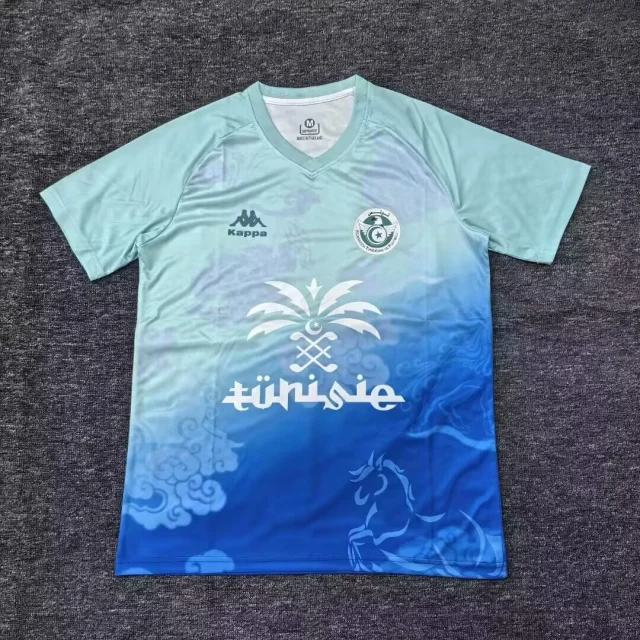2025-26 Tunisia  Jersey Blue - Fan Edition