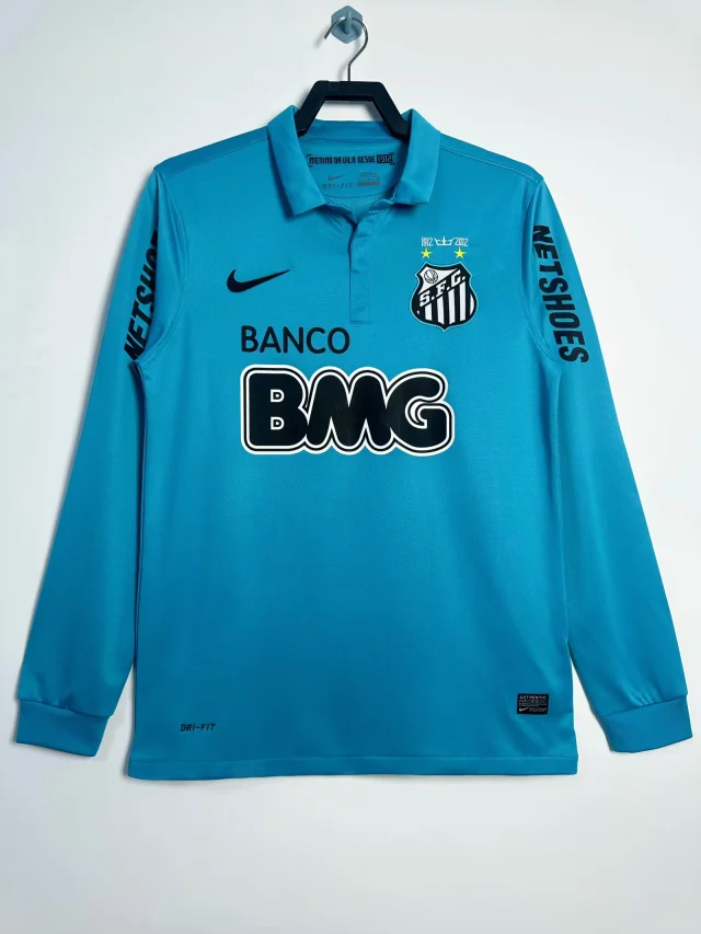 2012-13 Santos Second Away Long Sleeve Jersey - Retro Edition