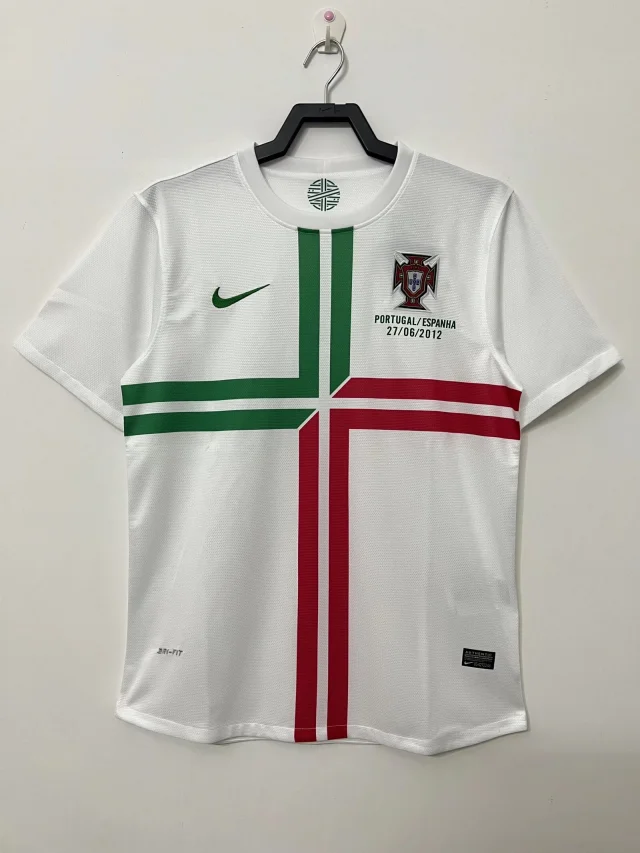 2012 European Cup Portugal Away Jersey - Retro Edition