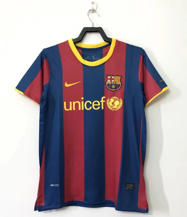 10-11 Barcelona Home Jersey - Retro Edition