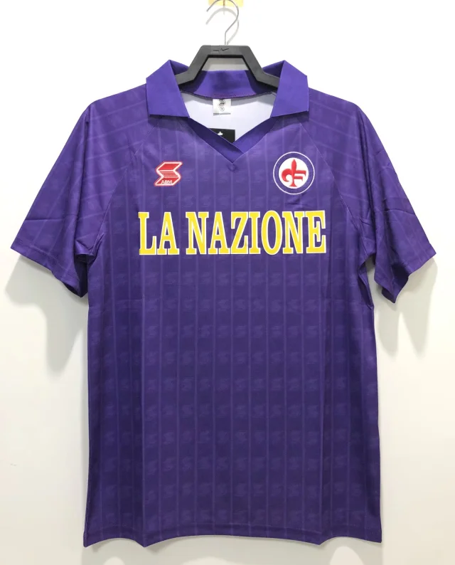 Fiorentina 89-90 Home Jersey - Retro Edition
