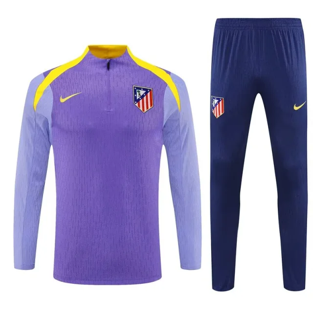2025-26 season Atletico Madrid purple kit training jersey