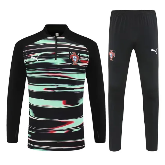 2025-26 Portugal green and black kit training jersey