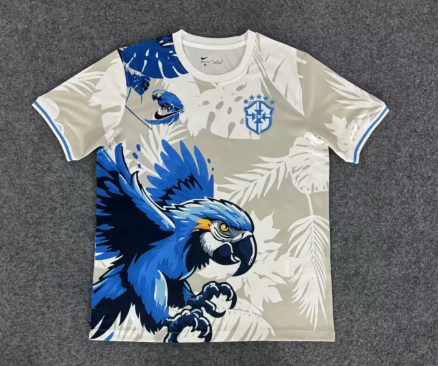 2025-26 Brazil Bamboo Leaf Special Edition Parrot Jersey - Fan Edition