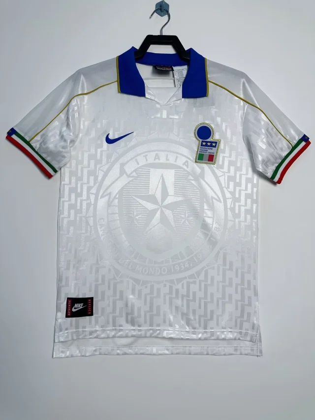 1995 Italy Away White Jersey - Retro Edition