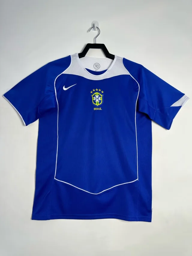 2004 Brazil Away Jersey - Retro Edition