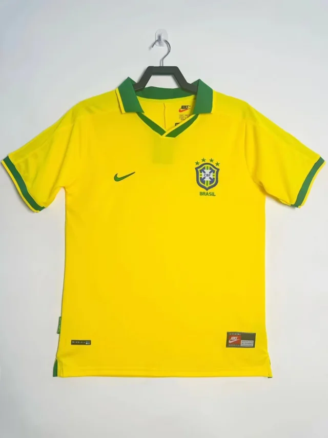 1997 Brazil Home Jersey - Retro Edition