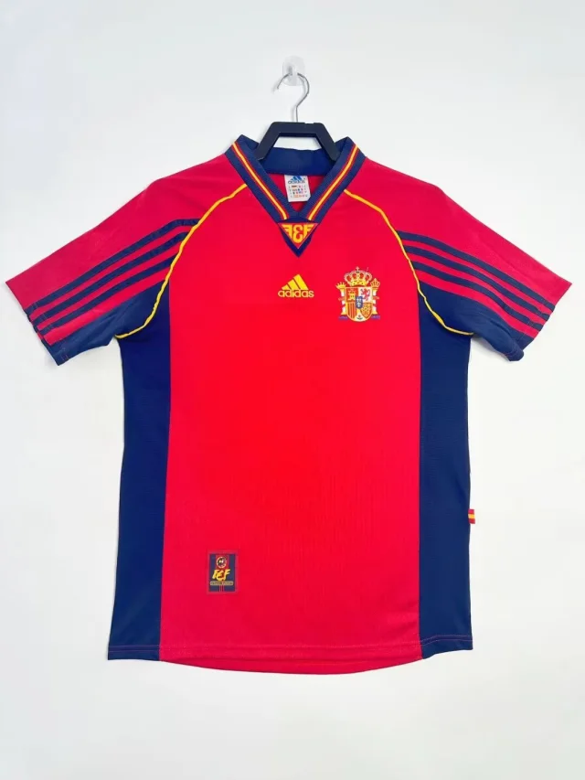 1998 Spain Home Jersey - Retro Edition
